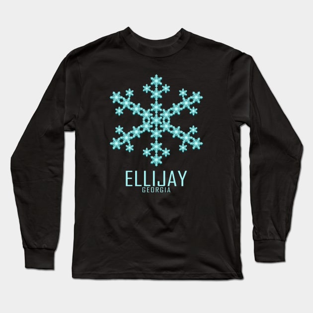 Ellijay Georgia Long Sleeve T-Shirt by MoMido